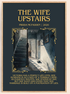 The Wife Upstairs Minimalist Book Poster by Freida McFadden – image 1
