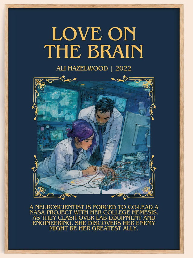 Love On The Brain Minimalist Book Poster by Ali Hazelwood
