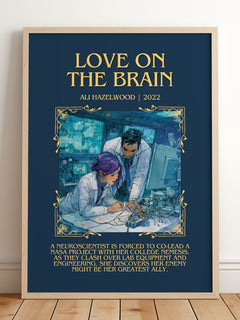Love On The Brain Minimalist Book Poster by Ali Hazelwood – image 2