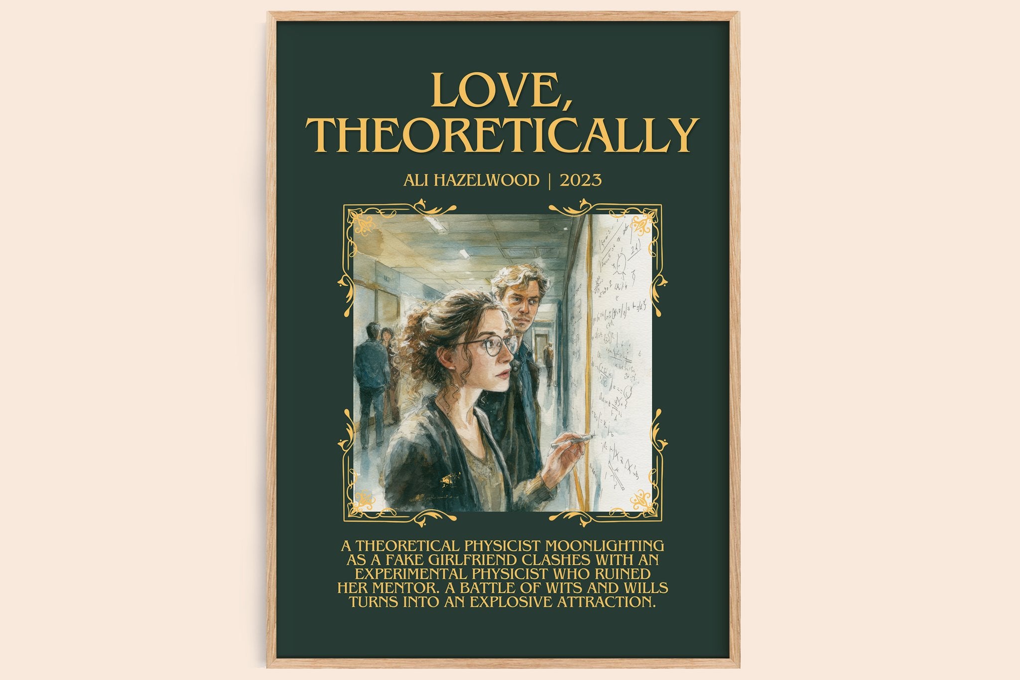 Love, Theoretically Minimalist Book Poster by Ali Hazelwood