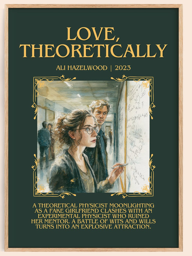 Love, Theoretically Minimalist Book Poster by Ali Hazelwood