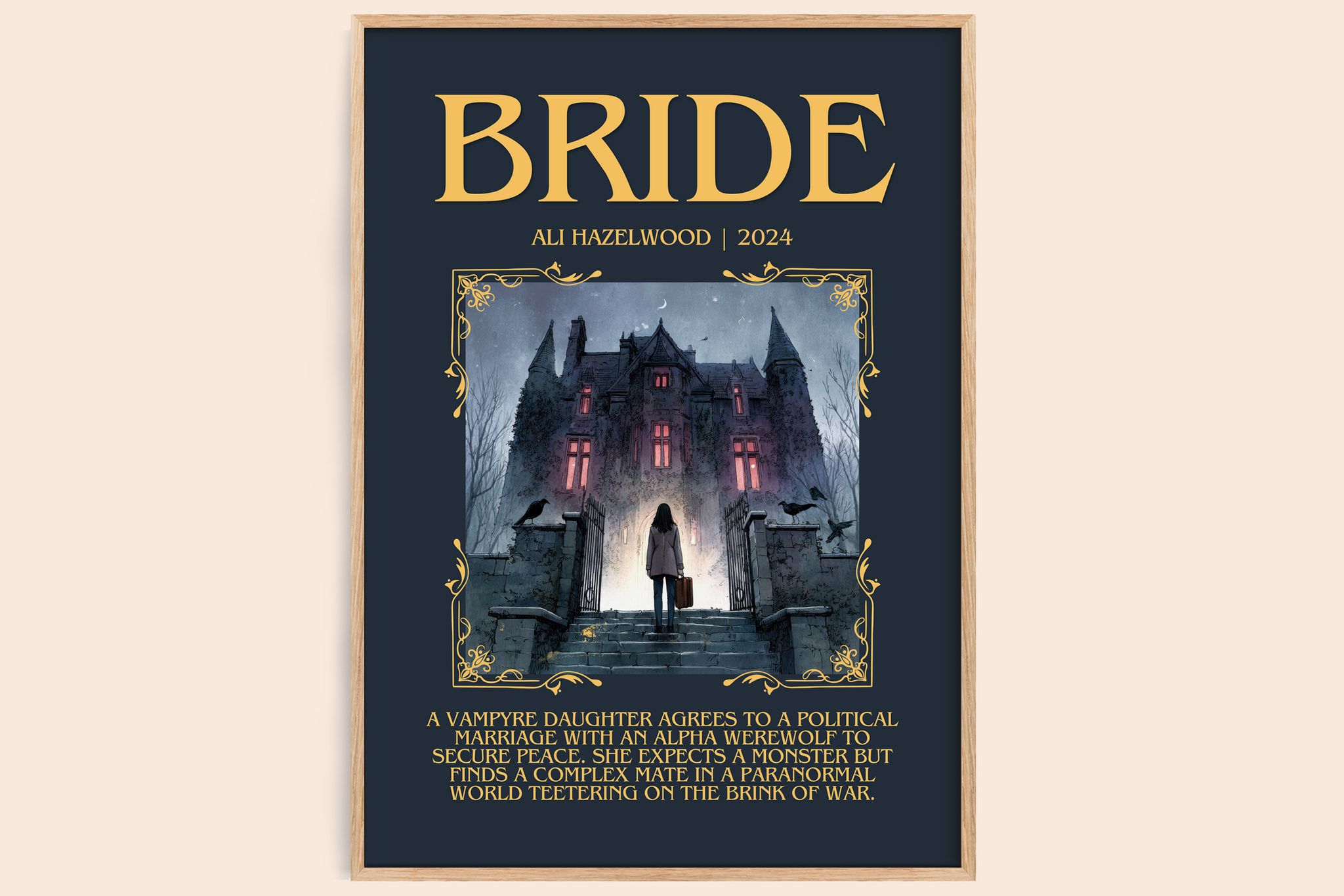 Bride Minimalist Book Poster by Ali Hazelwood