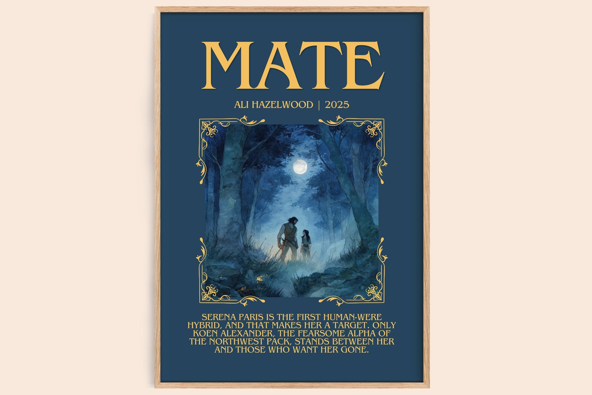 Mate Minimalist Book Poster by Ali Hazelwood