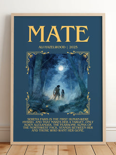 Mate Minimalist Book Poster by Ali Hazelwood – image 2