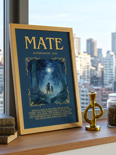 Mate Minimalist Book Poster by Ali Hazelwood – image 3