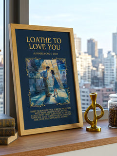 Loathe To Love You Minimalist Book Poster by Ali Hazelwood – image 3