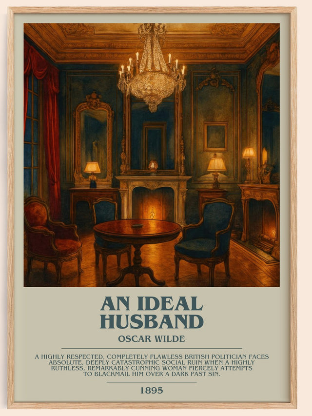 An Ideal Husband Bookish Wall Art by Oscar Wilde