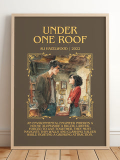 Under One Roof Minimalist Book Poster by Ali Hazelwood – image 2