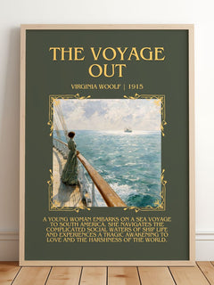 The Voyage Out Minimalist Book Poster by Virginia Woolf – image 2
