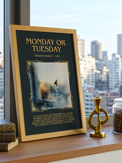 Monday Or Tuesday Minimalist Book Poster by Virginia Woolf – image 3