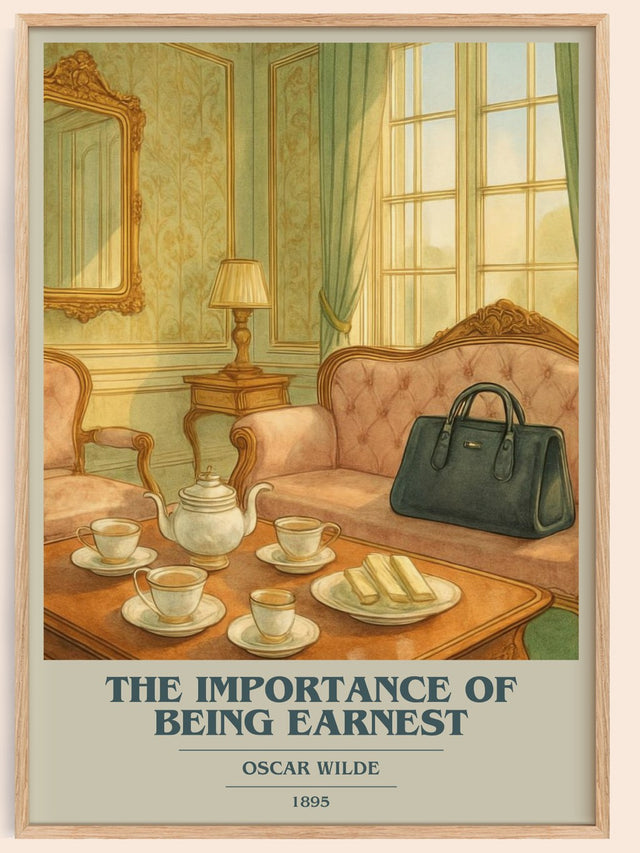 The Importance Of Being Earnest Book Cover Poster by Oscar Wilde