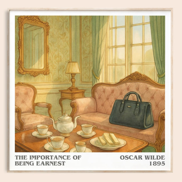The Importance Of Being Earnest Literary Art Print by Oscar Wilde