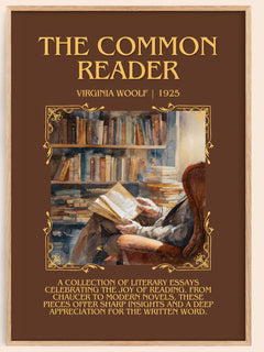 The Common Reader Minimalist Book Poster by Virginia Woolf – image 1