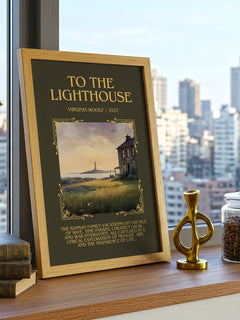 To The Lighthouse Minimalist Book Poster by Virginia Woolf – image 3
