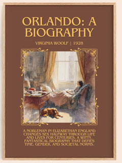 Orlando: A Biography Minimalist Book Poster by Virginia Woolf – image 1
