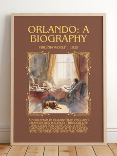 Orlando: A Biography Minimalist Book Poster by Virginia Woolf – image 2