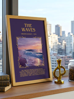 The Waves Minimalist Book Poster by Virginia Woolf – image 3