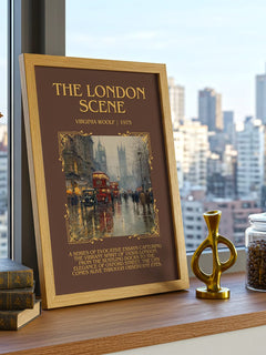 The London Scene Minimalist Book Poster by Virginia Woolf – image 3