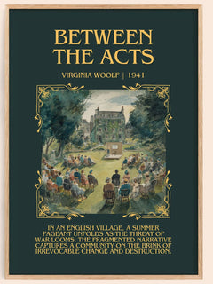 Between The Acts Minimalist Book Poster by Virginia Woolf – image 1
