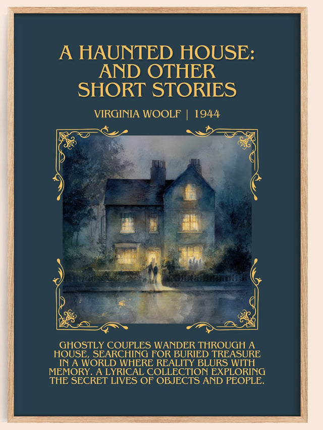 Haunted House: And Other Short Stories Minimalist Book Poster – V.