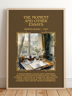The Moment And Other Essays Minimalist Book Poster by Virginia Woolf – image 2