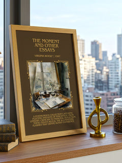 The Moment And Other Essays Minimalist Book Poster by Virginia Woolf – image 3
