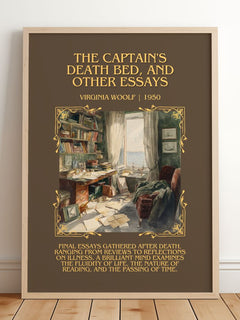 Captain'S Death Bed, And Other Essays Minimalist Book Poster – V. – image 2