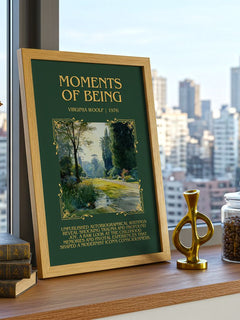 Moments Of Being Minimalist Book Poster by Virginia Woolf – image 3