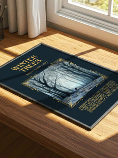 Winter Trees Minimalist Book Poster by Sylvia Plath – image 4