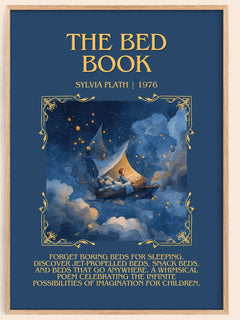 The Bed Book Minimalist Book Poster by Sylvia Plath – image 1