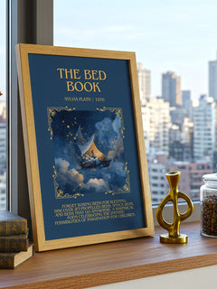 The Bed Book Minimalist Book Poster by Sylvia Plath – image 3