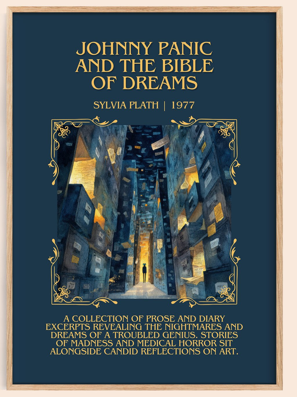 Johnny Panic And The Bible Of Dreams Minimalist Book Poster – book poster