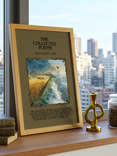 The Collected Poems Minimalist Book Poster by Sylvia Plath – image 3