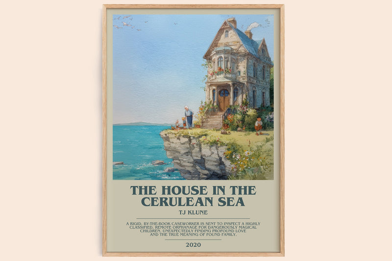 The House in the Cerulean Sea Bookish Wall Art by TJ Klune (Modern style)