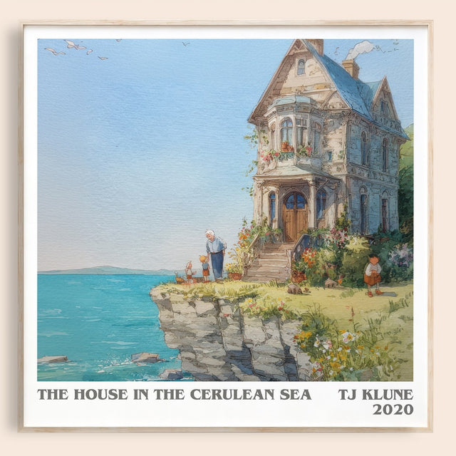 The House in the Cerulean Sea Literary Art Print by TJ Klune