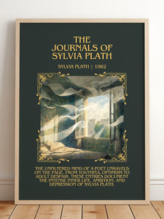 The Journals Of Sylvia Plath Minimalist Book Poster by Sylvia Plath – image 2