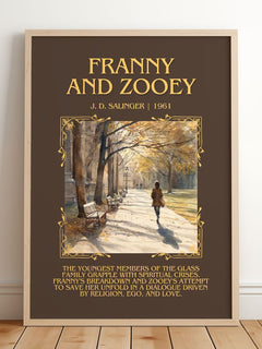 Franny And Zooey Minimalist Book Poster by J. D. Salinger – image 2