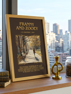 Franny And Zooey Minimalist Book Poster by J. D. Salinger – image 3