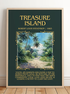 Treasure Island Minimalist Book Poster by Robert Louis Stevenson – image 2