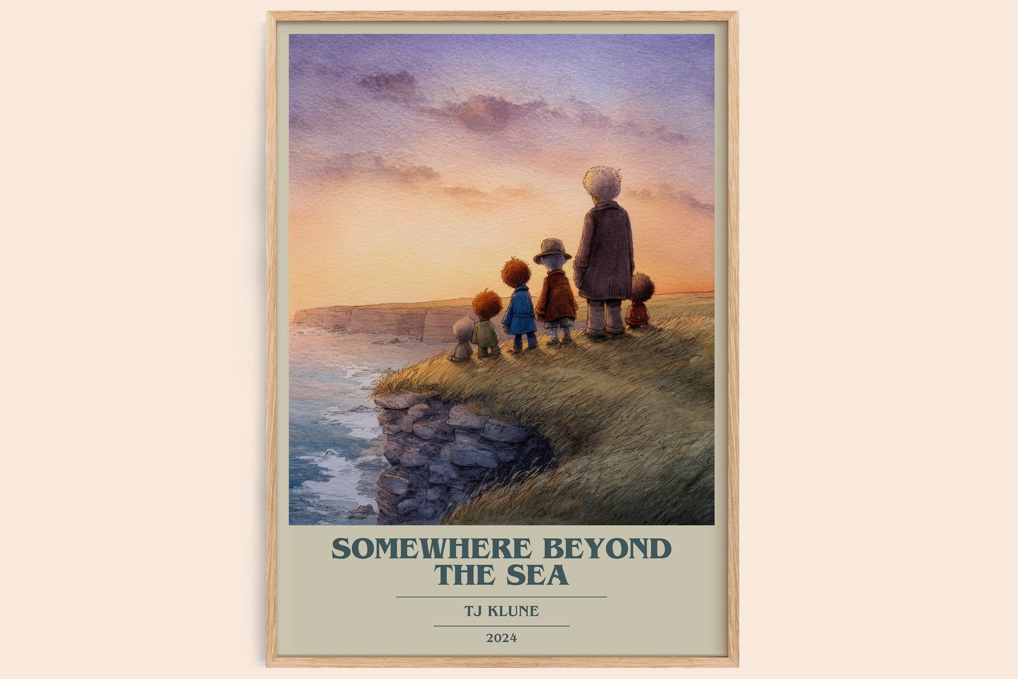 Somewhere Beyond the Sea Book Cover Poster by TJ Klune