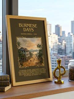 Burmese Days Minimalist Book Poster by George Orwell – image 3
