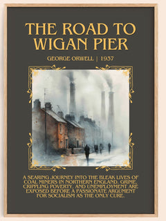 The Road To Wigan Pier Minimalist Book Poster by George Orwell – image 1
