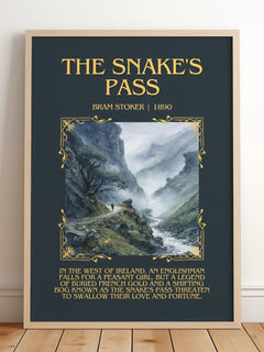 The Snake'S Pass Minimalist Book Poster by Bram Stoker – image 2
