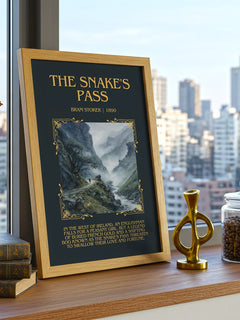The Snake'S Pass Minimalist Book Poster by Bram Stoker – image 3