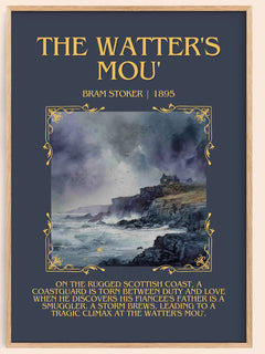 The Watter'S Mou' Minimalist Book Poster by Bram Stoker – image 1