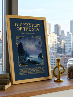 The Mystery Of The Sea Minimalist Book Poster by Bram Stoker – image 3