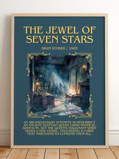 The Jewel Of Seven Stars Minimalist Book Poster by Bram Stoker – image 2