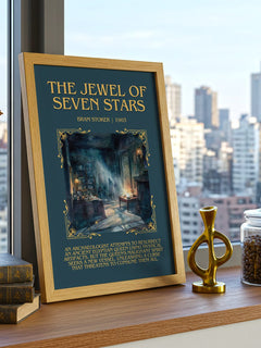 The Jewel Of Seven Stars Minimalist Book Poster by Bram Stoker – image 3
