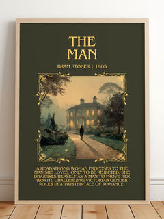 The Man Minimalist Book Poster by Bram Stoker – image 2