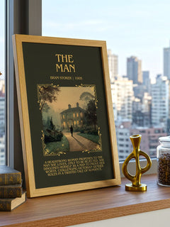 The Man Minimalist Book Poster by Bram Stoker – image 3